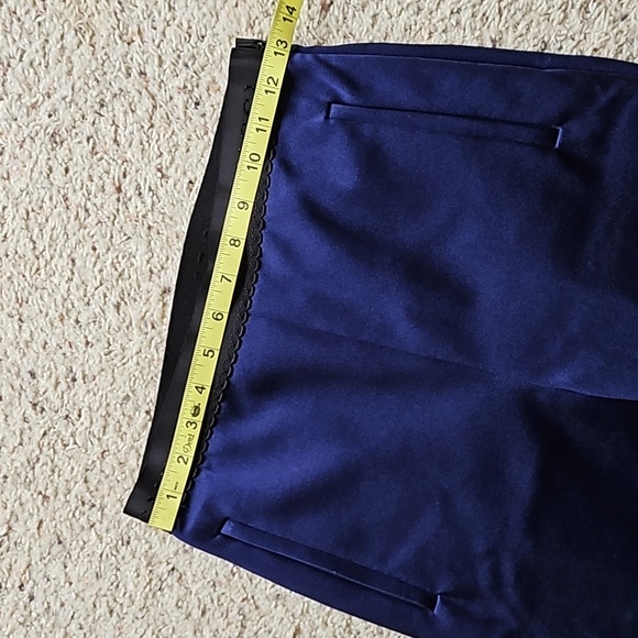 Gucci Dark Blue Black Band Zip Up Pant Slacks Leggings Tights Sz. 40 - Picture 11 of 13